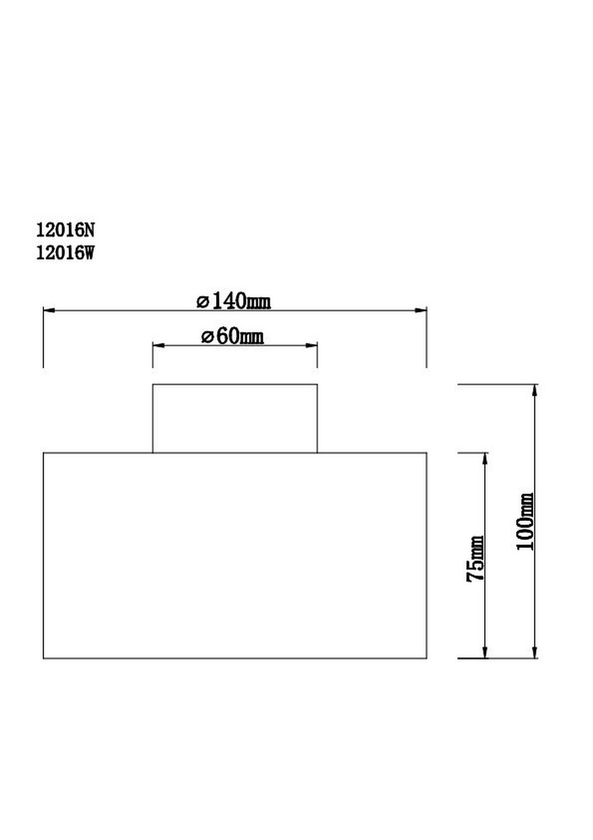 LED-DECKENLEUCHTE 16 W  14/10.5 cm    - Basics, Kunststoff/Metall (14/10.5cm) - Globo