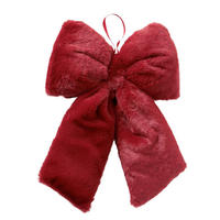 DEKOHÄNGER  - Dunkelrot, Basics, Textil (40/33/7cm)