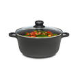 KOCHTOPF Turin 3,3 L  - Klar/Edelstahlfarben, KONVENTIONELL, Glas/Kunststoff (24/11,5cm) - Homeware Profession.