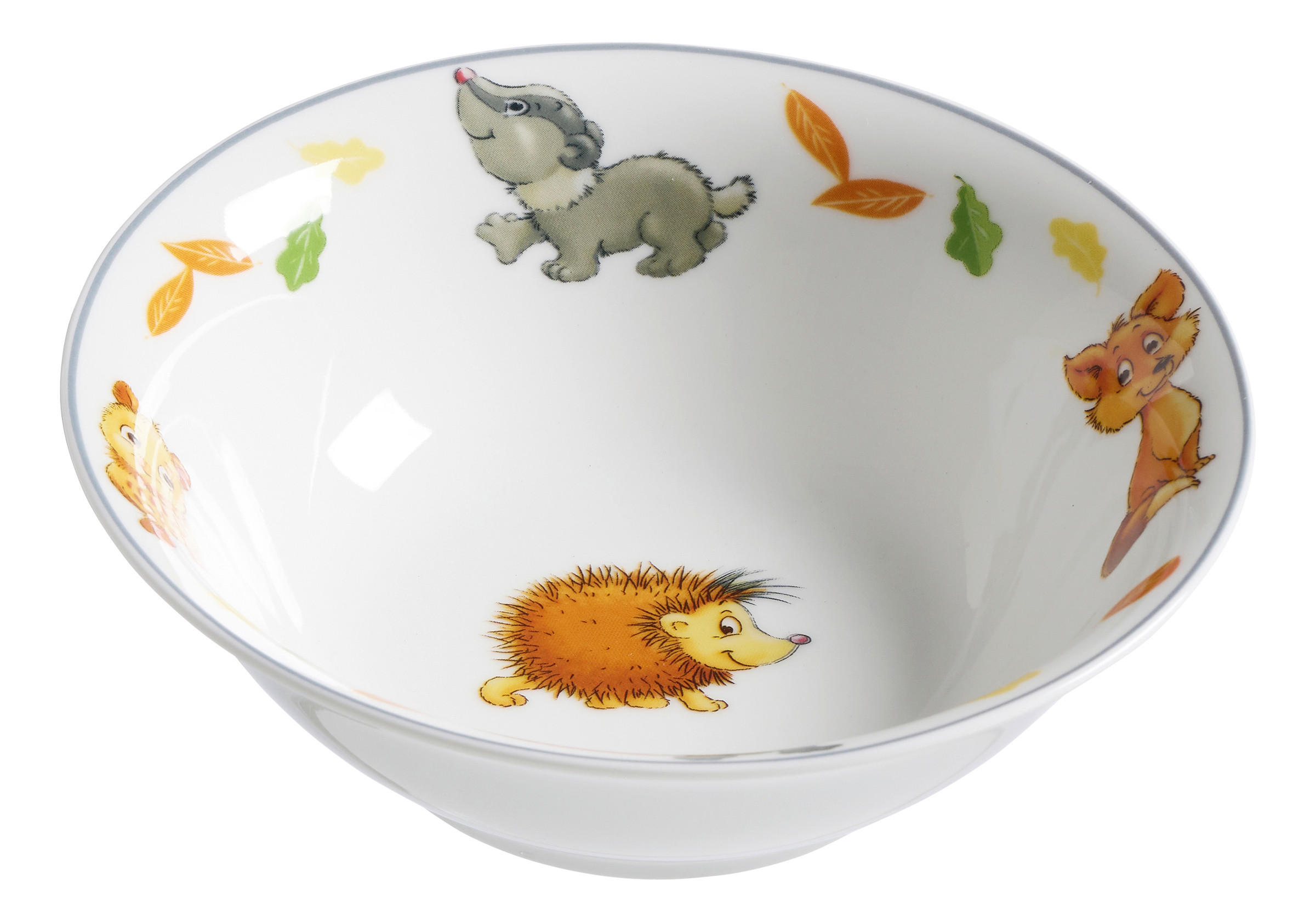 MÜSLISCHALE Waldtiere - Multicolor, KONVENTIONELL, Keramik (17/17/5cm) - Ritzenhoff Breker