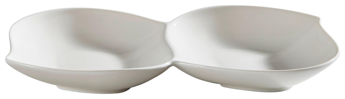 DIPPSKÅL Swing  - vit, Basics, keramik (29,5/14,8/4cm) - Novel
