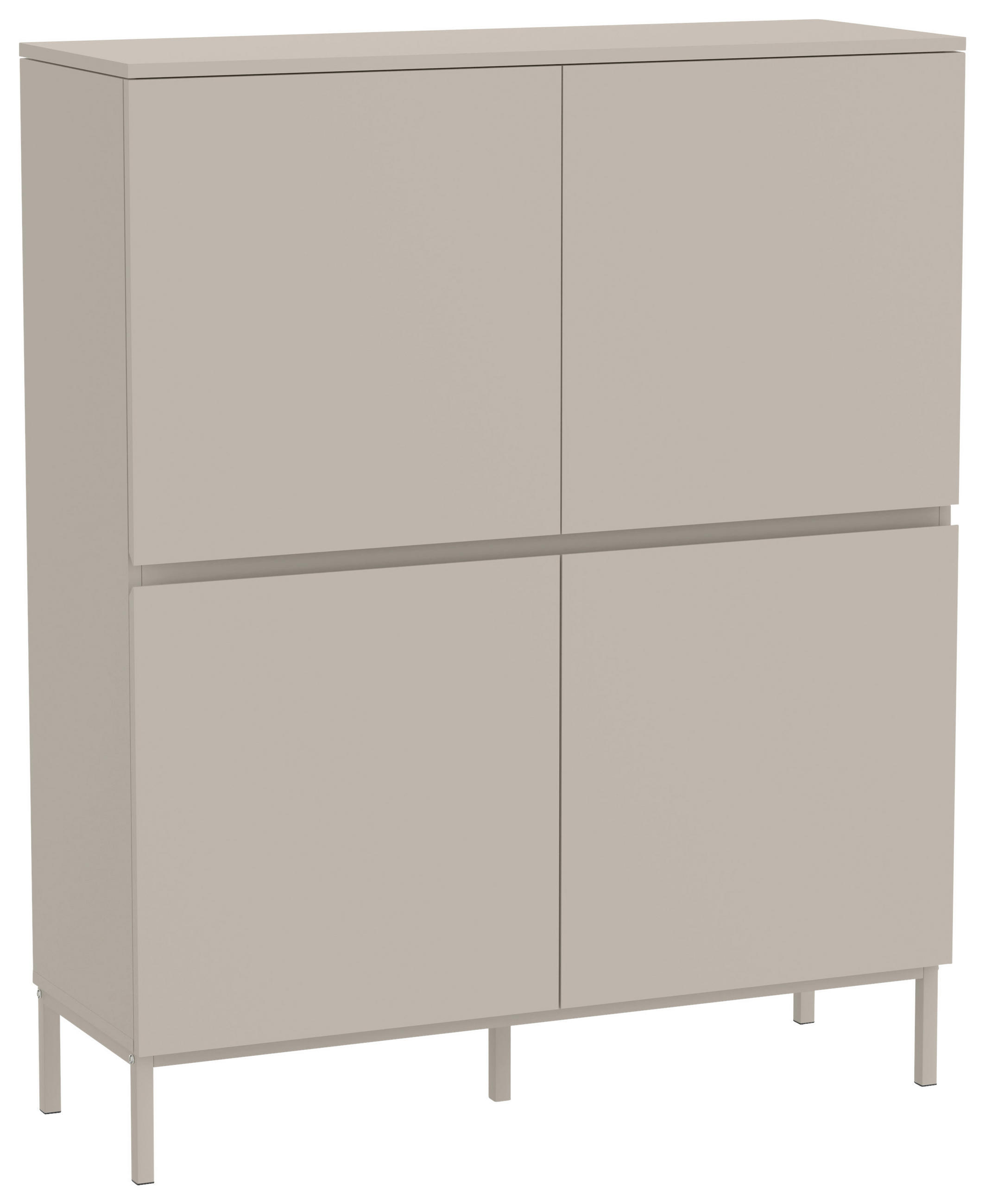 Hom`in Highboard Kaschmir 100x122x35 cm