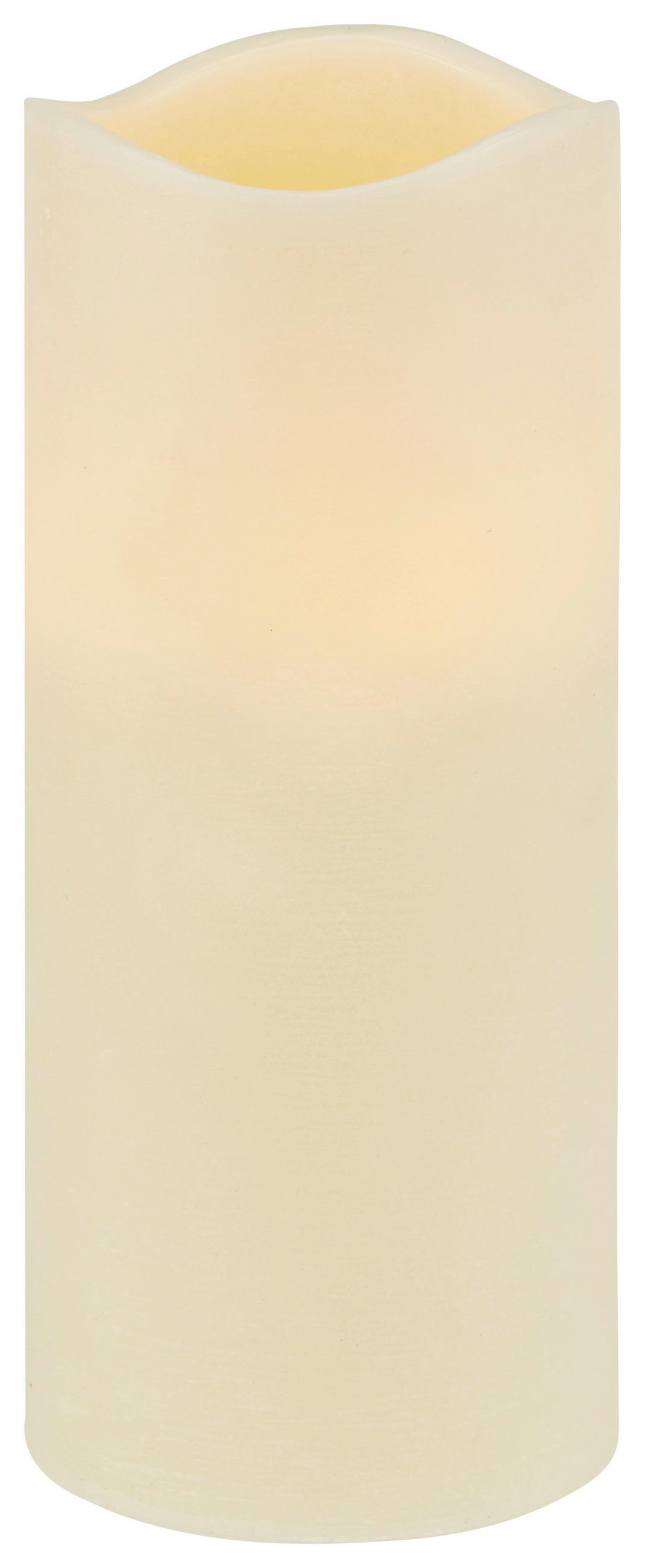 Led-kerze Melina Naturfarben Mit Timer, Ø/h: 12,5/30 Cm