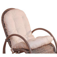 SESSELAUFLAGE Uni  - Creme, Natur, Textil (10/52/115cm) - MID.YOU