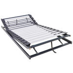 LATTENROST 90/200 cm  - Schieferfarben/Anthrazit, Basics, Holz/Kunststoff (90/200cm) - Dieter Knoll