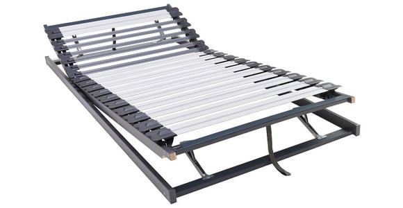LATTENROST 90/200 cm  - Schieferfarben/Anthrazit, Basics, Holz/Kunststoff (90/200cm) - Dieter Knoll