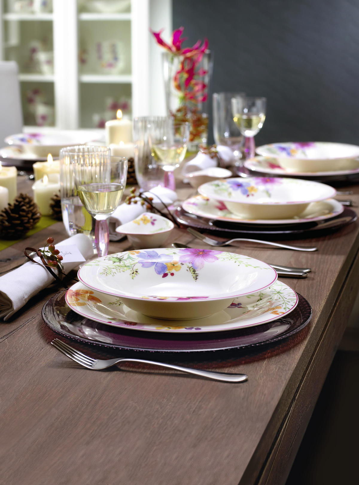 MÉLYTÁNYÉR 23 cm  - lila/rózsaszín, Konventionell, kerámia (23cm) - Villeroy & Boch