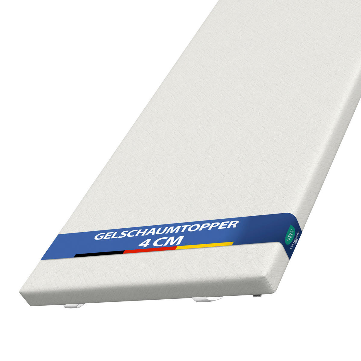 TOPPER 160/200 cm Höhe ca. 7 cm  - Weiß, Basics, Textil (160/200cm) - Chameo