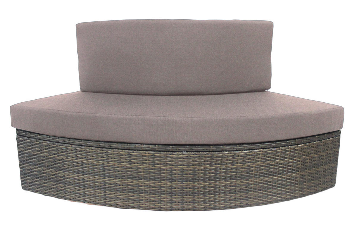 WHIRLPOOL NETSPA OCTOPUS 290/73 cm  - Schwarz, Basics, Leder/Kunststoff (290/73cm)