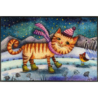 FUßMATTE 50/75 cm Little Boots  - Multicolor, Basics, Kunststoff/Textil (50/75cm) - wash+dry