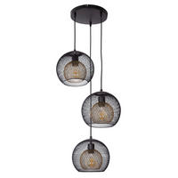 HÄNGELEUCHTE Selina 44/150 cm   - Schwarz, Design, Metall (44/150cm)