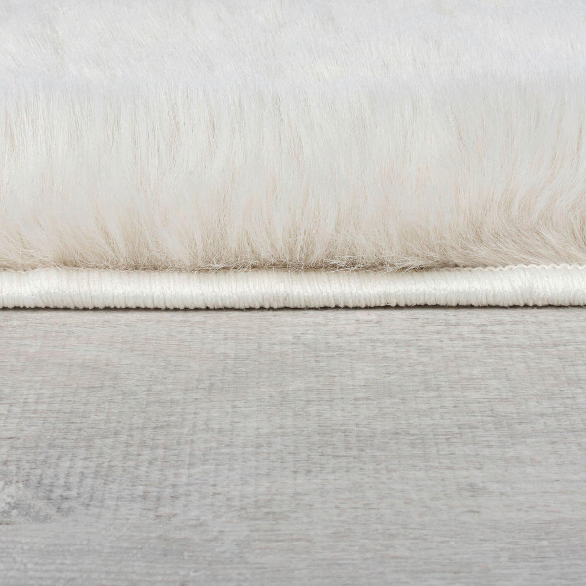 WEBTEPPICH IVY LUXURY FUR Creme  - Creme, KONVENTIONELL, Textil (160/230cm)