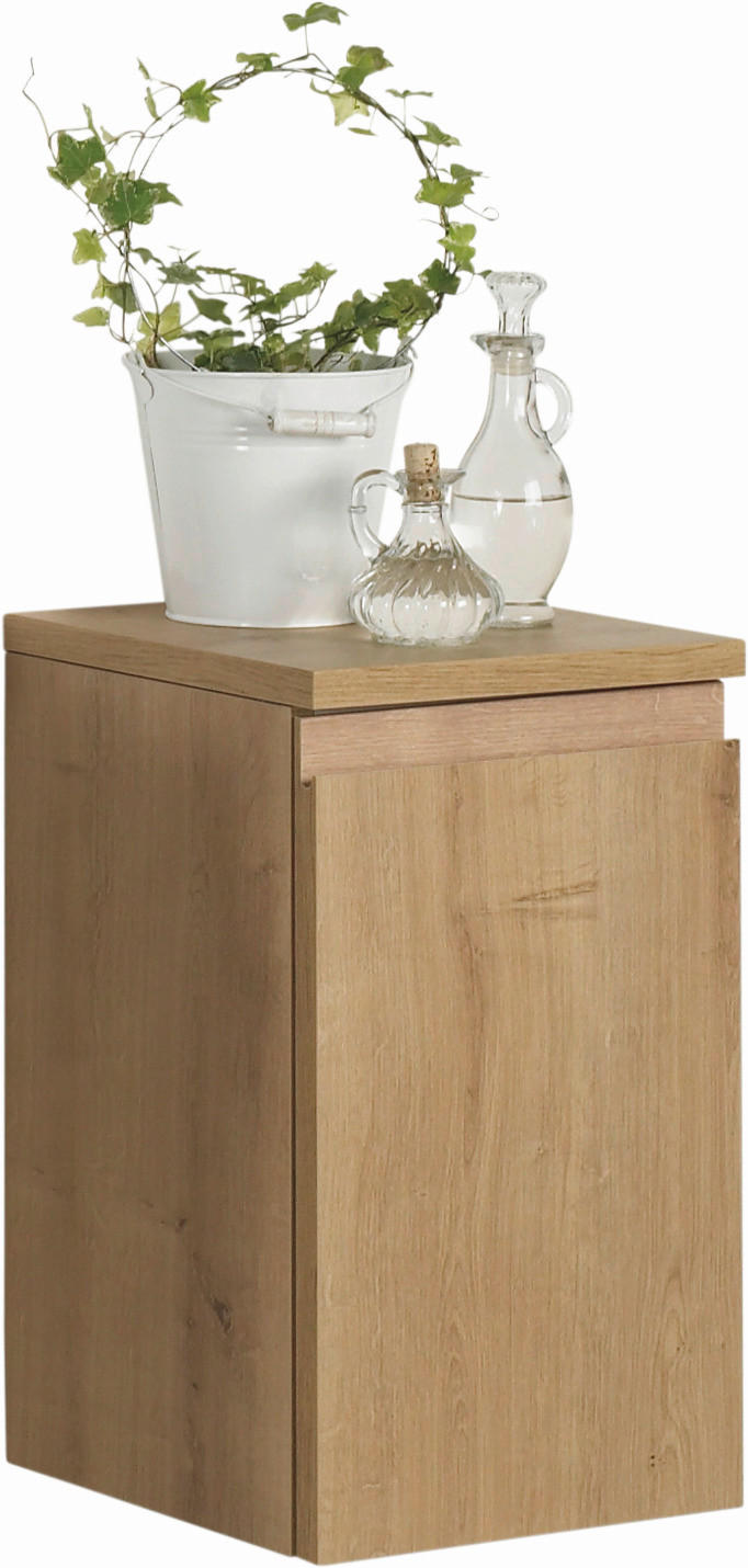 UNTERSCHRANK 30/50,2/32,5 cm  - Eichefarben, Design, Glas/Holzwerkstoff (30/50,2/32,5cm) - b-collection