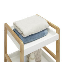 BADEZIMMERREGAL 36/80/33 cm  - Weiss/Naturfarben, Konventionell, Holz/Holzwerkstoff (36/80/33cm) - Xora