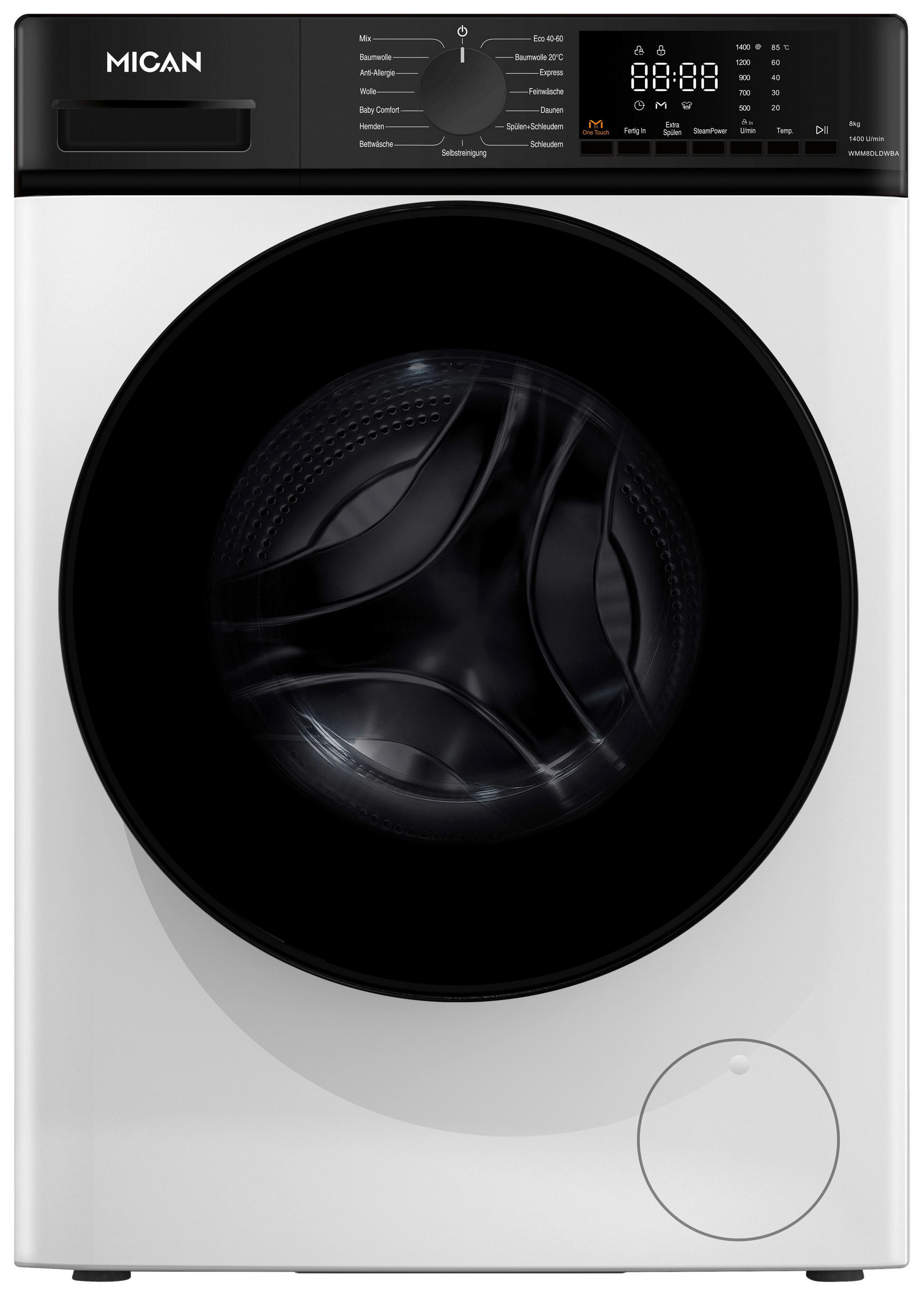 WASCHMASCHINE WMM8DLDWBA  - Weiß, Basics, Karton/Glas (60/84,7/52cm) - Mican