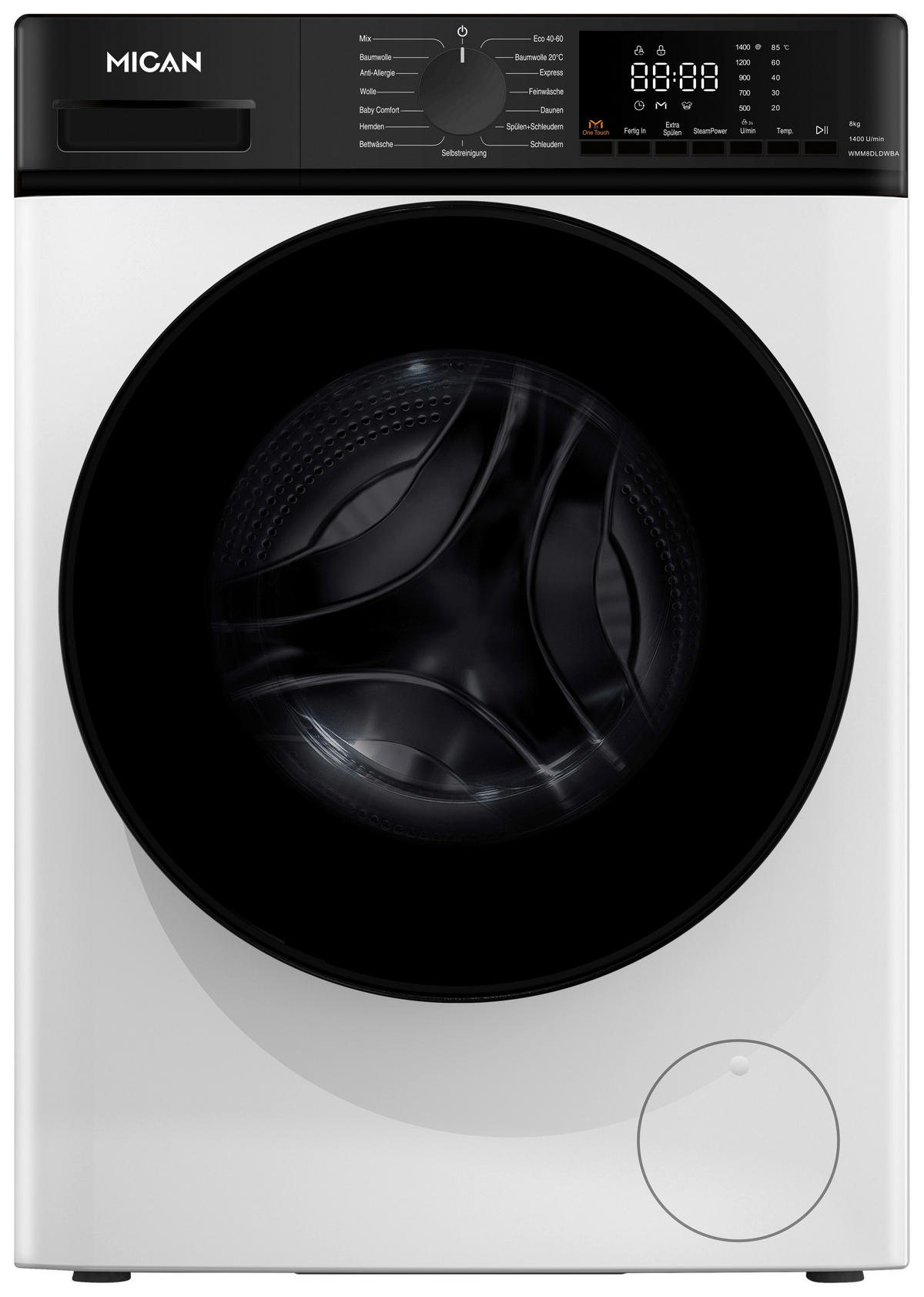 WASCHMASCHINE WMM8DLDWBA  - Weiß, Basics, Karton/Glas (60/84,7/52cm) - Mican