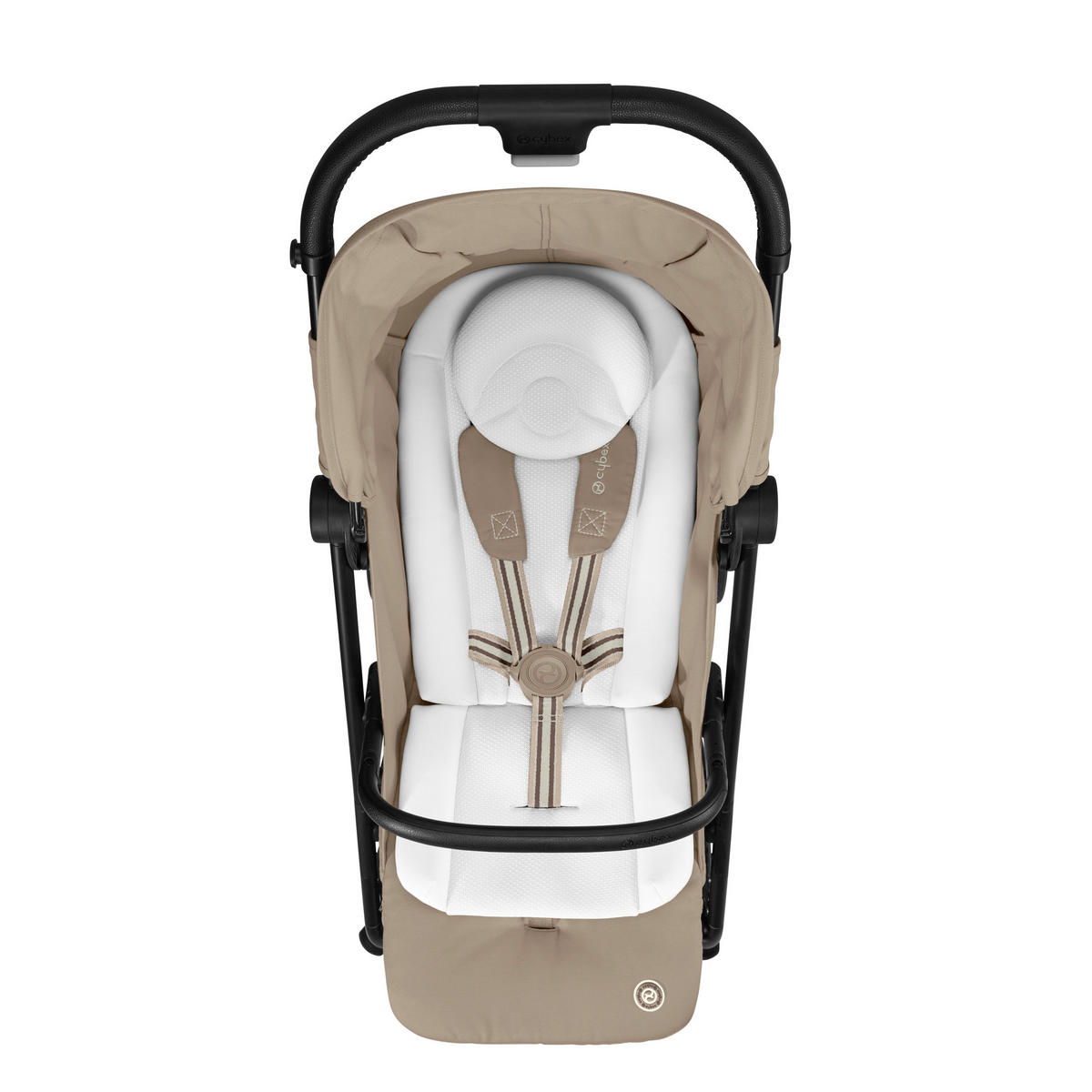BUGGY Beezy  - Beige/Schwarz, Basics, Textil/Metall (29/65/10,1cm) - cybex GOLD