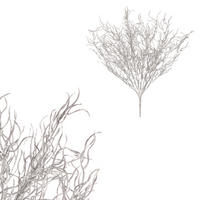 UMĚLÁ KVĚTINA 39 cm - barvy stříbra, Basics, plast (39cm)