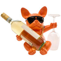 FLASCHENHALTER - Dunkelorange, Trend, Kunststoff (24.5/19.5/25.5cm)