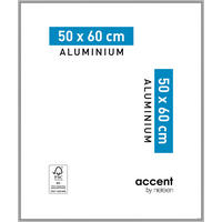 ALUMINIUMRAHMEN 50X60CM 50/60 cm  - Silberfarben, Basics, Metall (50/60cm) - Nielsen