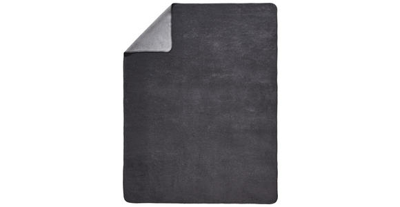 WOHNDECKE 150/200 cm  - Anthrazit/Silberfarben, Basics, Textil (150/200cm) - Novel