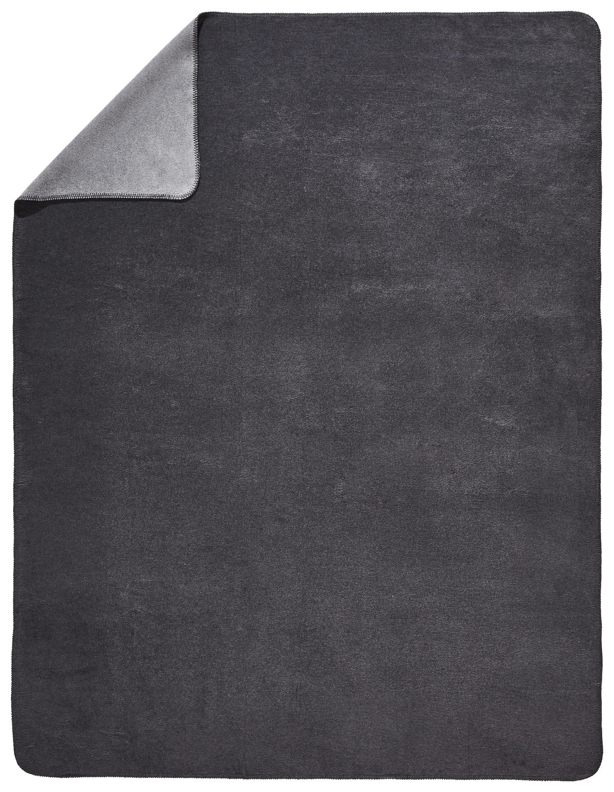 ODEJA DE VELA 150/200 cm siva, srebrne barve, antracit  - srebrne barve/siva, Basics, tekstil (150/200cm) - Novel