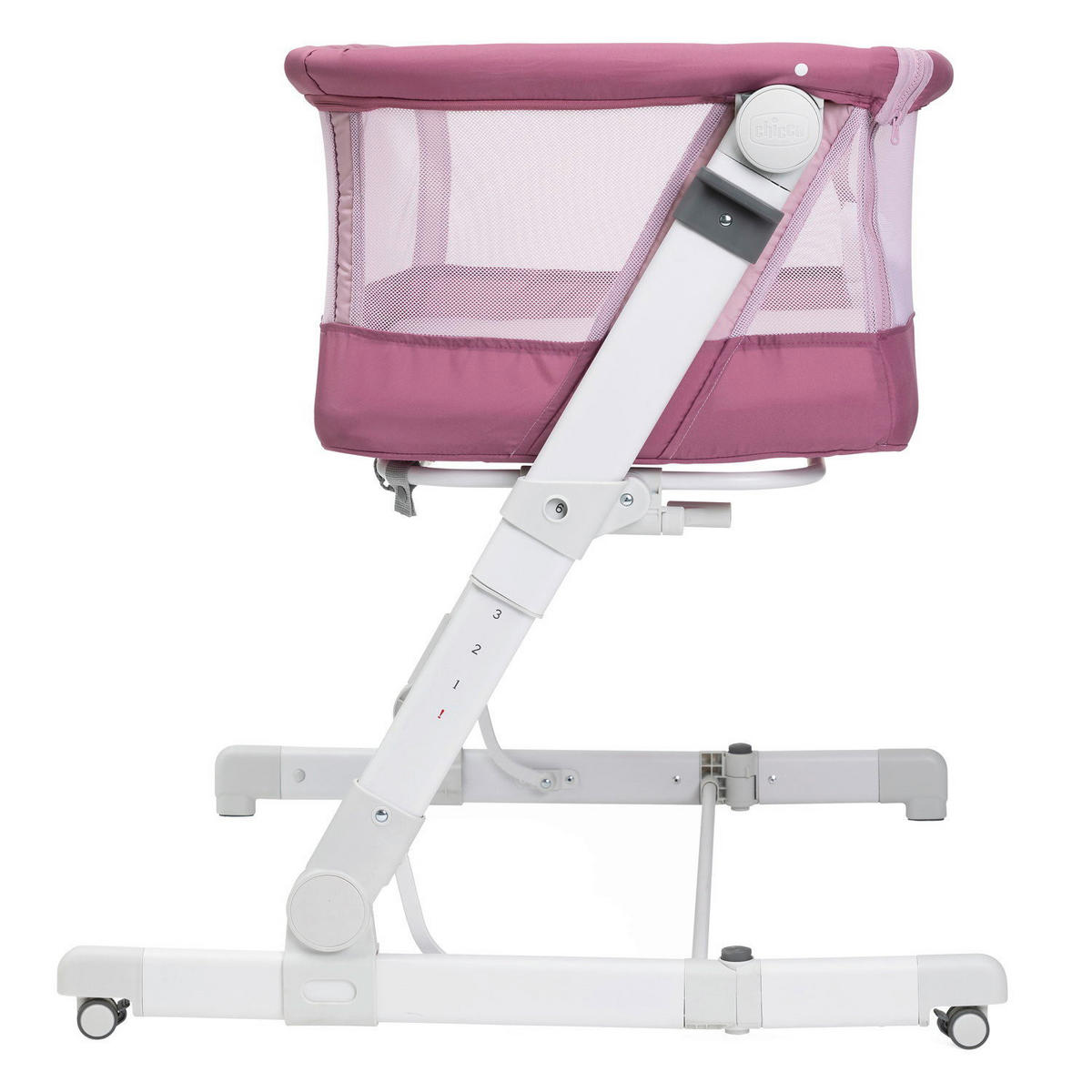 BEISTELLBETT NEXT2ME POP UP  - Pink, Basics, Textil/Metall (87/80/82cm) - Chicco