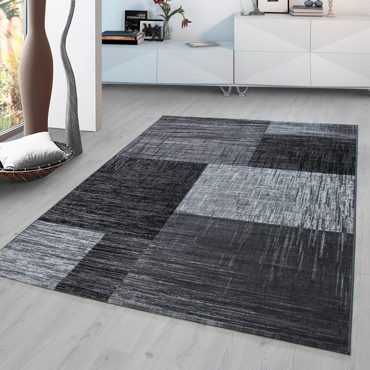 WEBTEPPICH 80/300 cm Plus 8001 Schwarz  - Schwarz, Design, Textil (80/300cm) - Novel