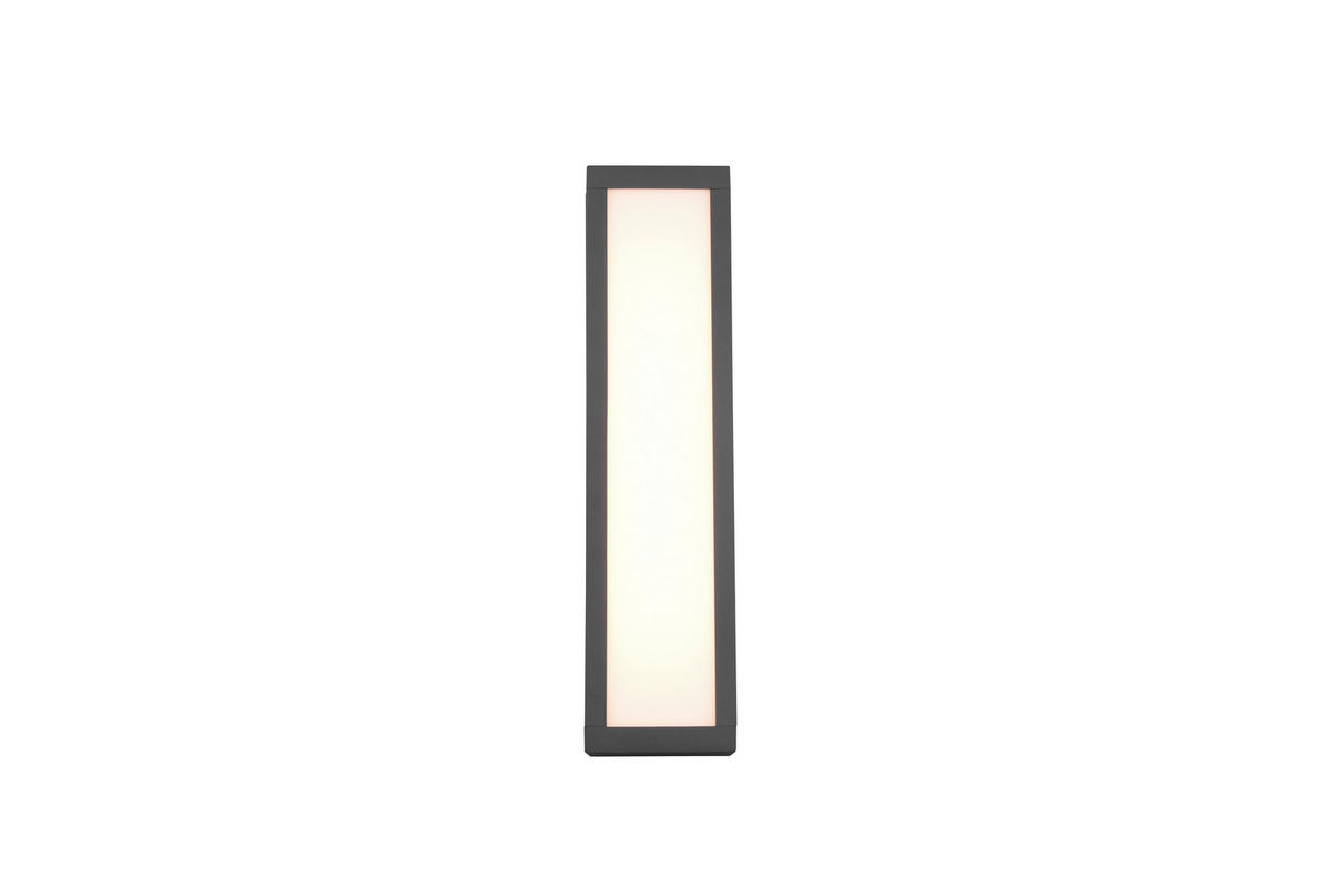 AUßENWANDLEUCHTE 9/36/9,5 cm   - Anthrazit/Weiß, Basics, Kunststoff/Metall (9/36/9,5cm)