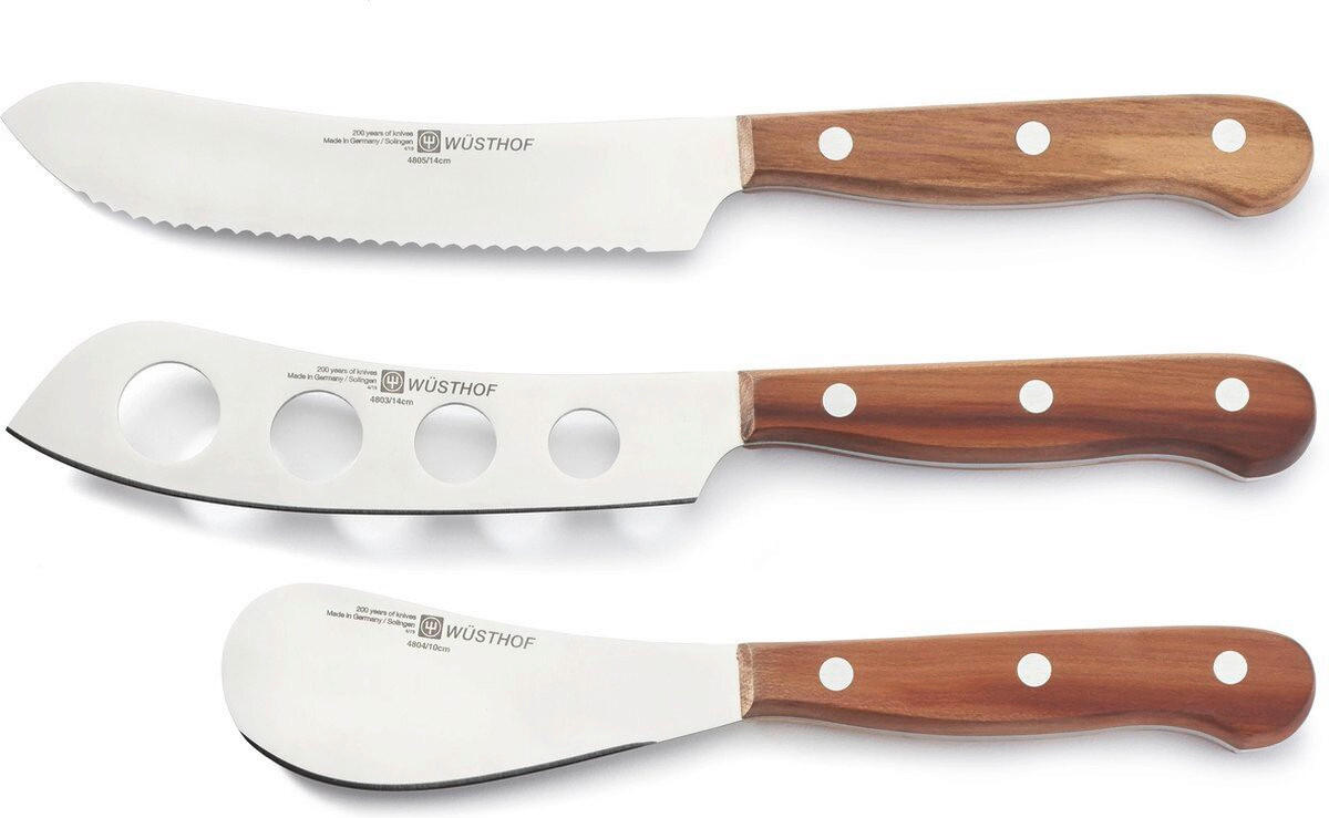SET ZA REZANJE SIRA   28/18,5/3,8 cm                  - Basics, kovina/les (28/18,5/3,8cm)