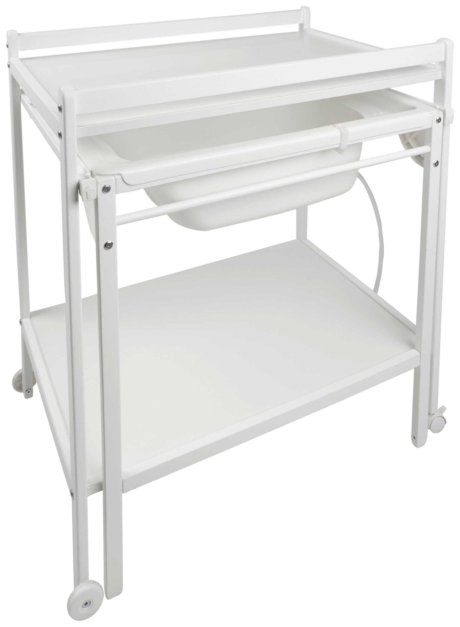 WICKELTISCH Weiß Hochglanz - Weiß Hochglanz, Basics, Holz/Holzwerkstoff (92/59/84cm) - My Baby Lou