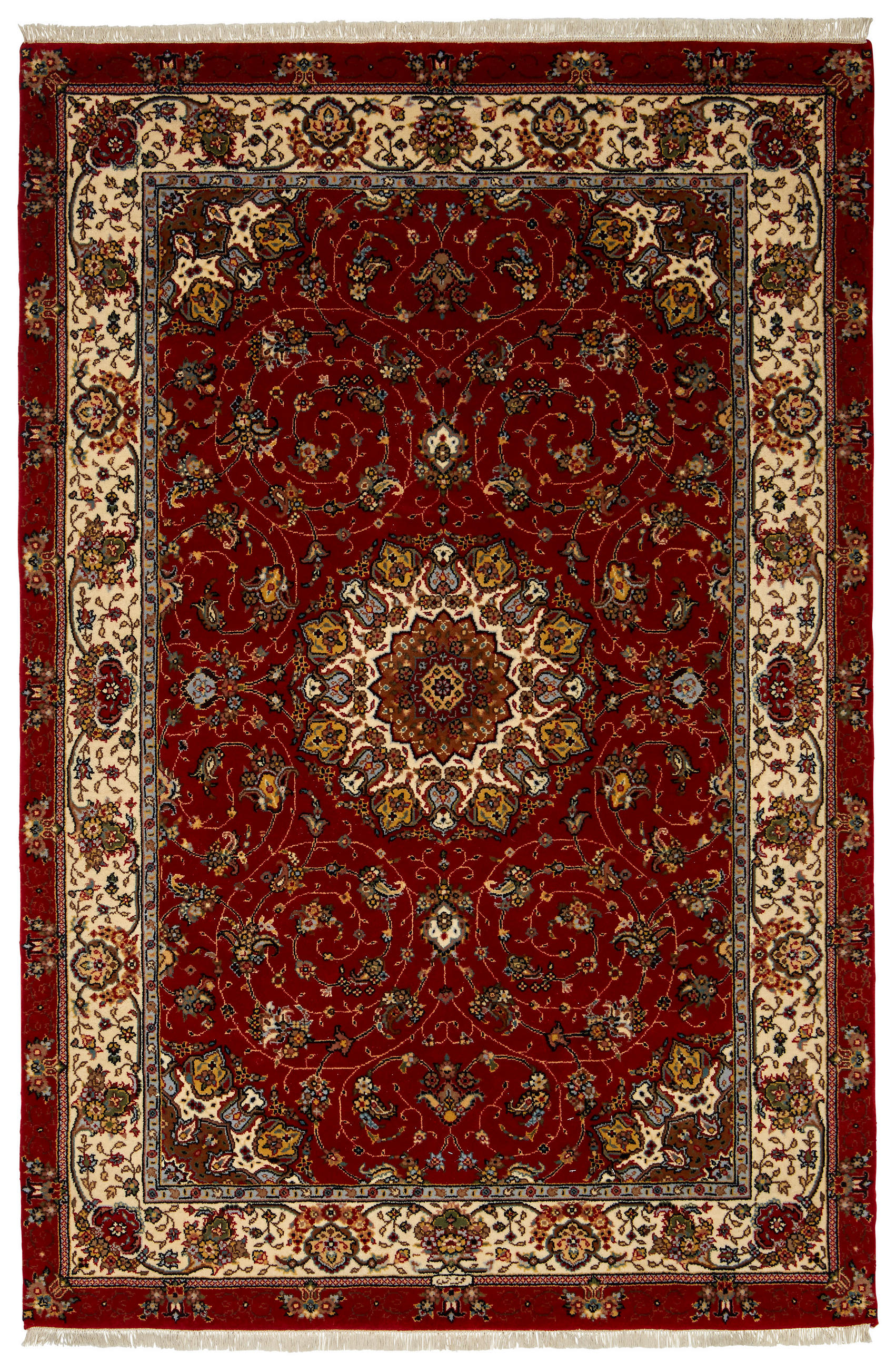 ORIENTALISK MATTA 120/180 cm Tabriz Superior Rot  - röd, Lifestyle, textil (120/180cm) - Cazaris