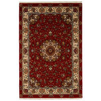 ORIENTTEPPICH 70/140 cm Tabriz Superior Rot  - Rot, Lifestyle, Textil (70/140cm) - Cazaris