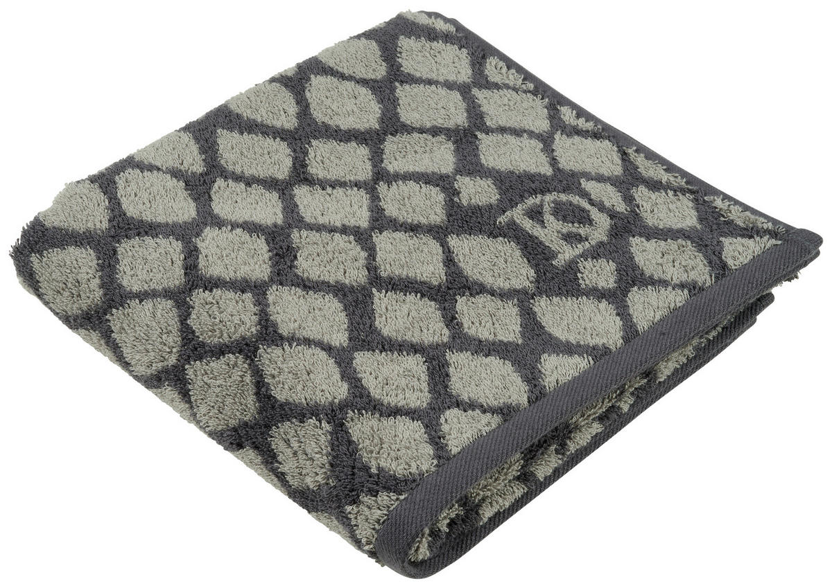 GÄSTETUCH Snako Grau, Dunkelgrau 2-teilig 30/50 cm  - Dunkelgrau/Grau, Design, Textil (30/50cm) - Dieter Knoll