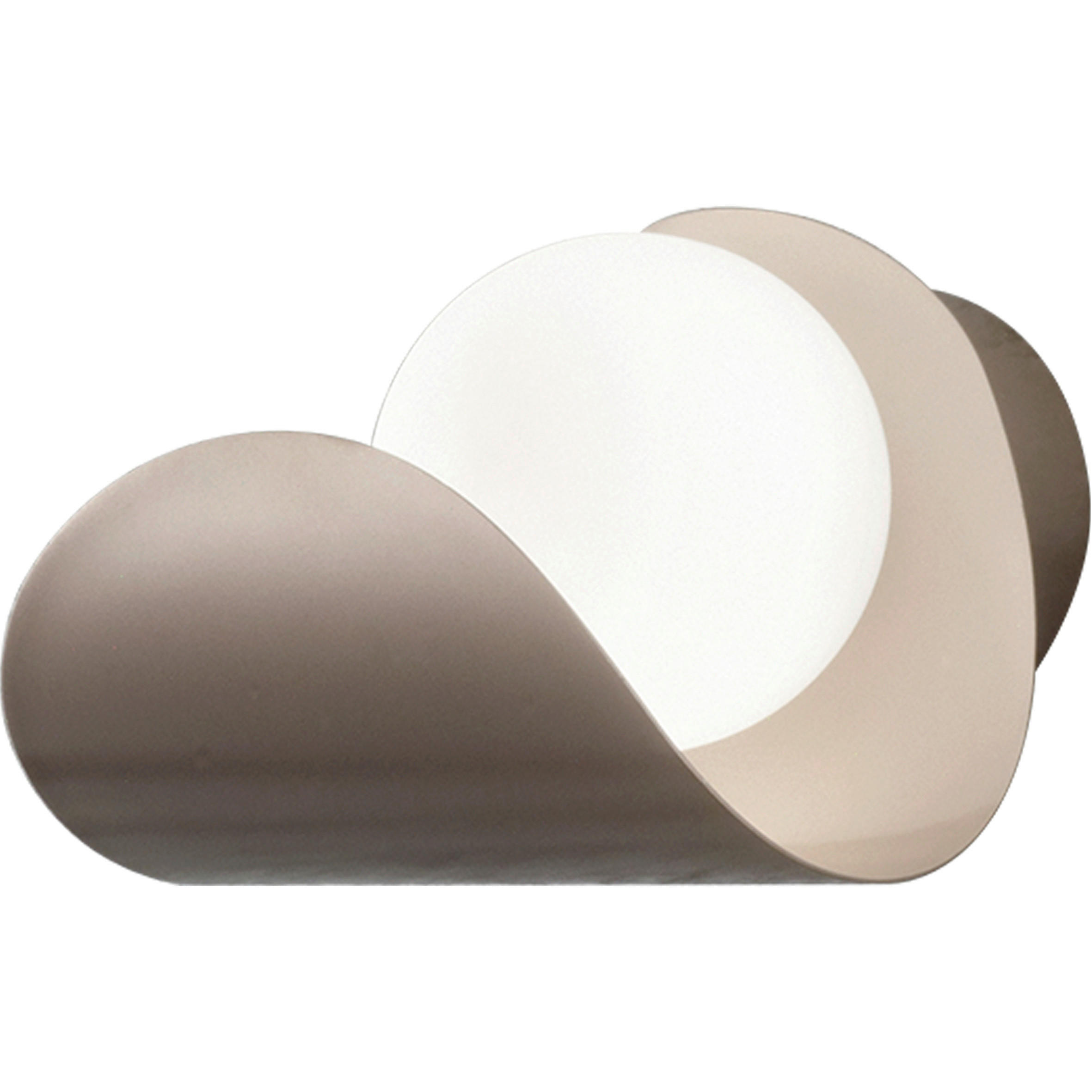 ZIDNA LED LAMPA Adria  - zlatna, Osnovno, staklo/metal (16/16/18cm)