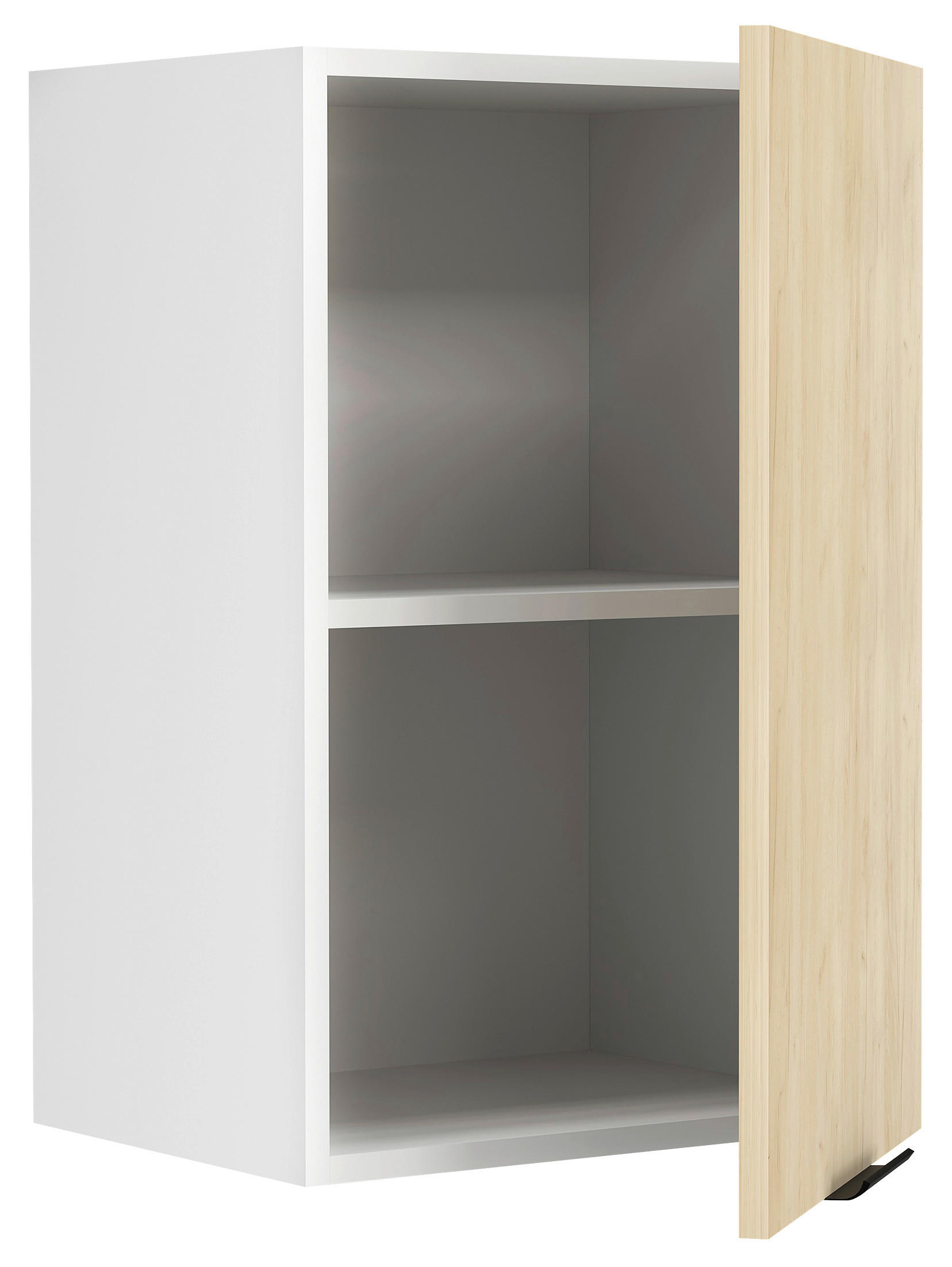 VÄGGSKÅP 40/60/31 cm i vit, honungsek - honungsek/vit, Trend, trämaterial/plast (40/60/31cm) - MID.YOU