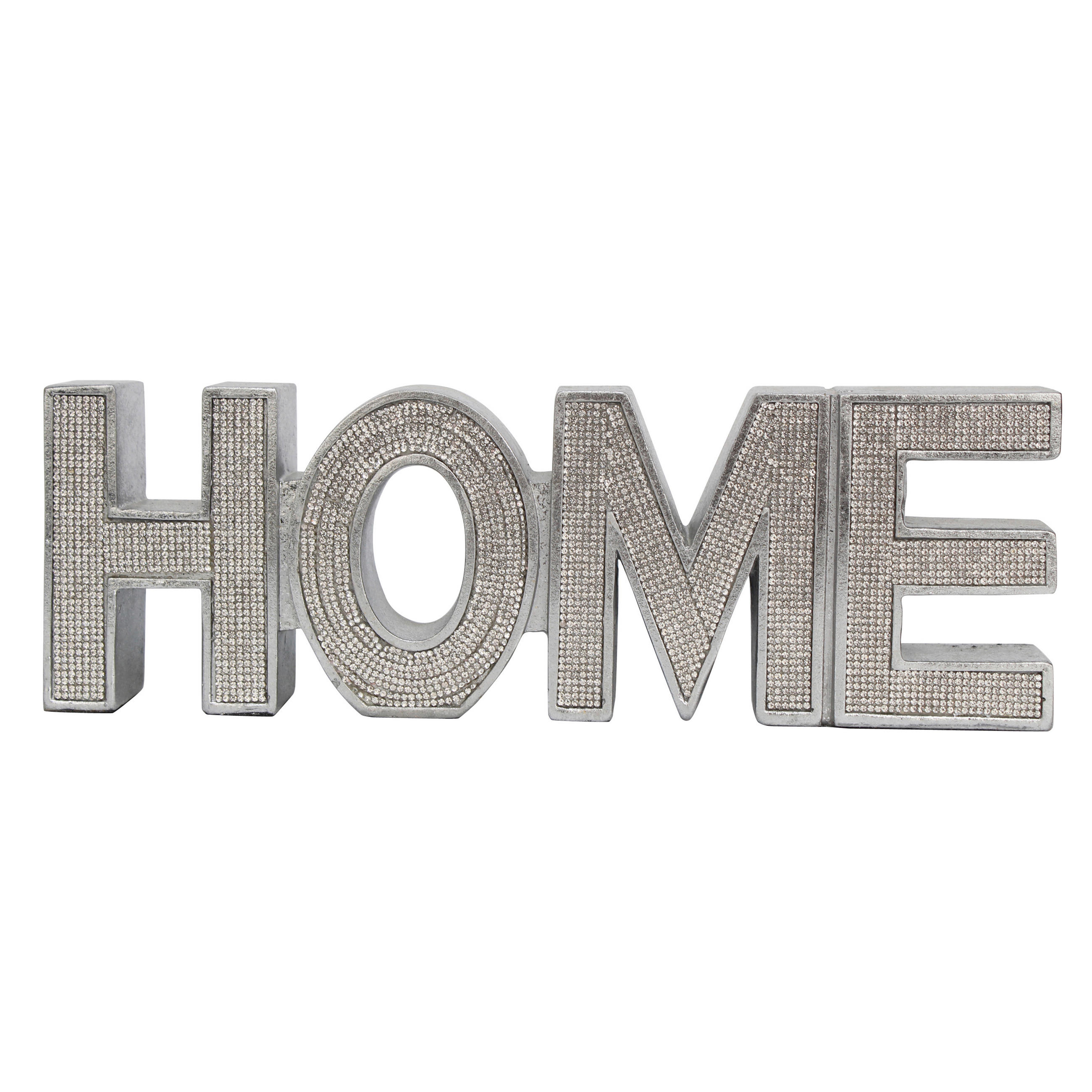 DEKOSCHRIFTZUG  - Silberfarben, LIFESTYLE, Kunststoff (10cm) - Ambia Home