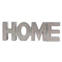 DEKOSCHRIFTZUG  - Silberfarben, LIFESTYLE, Kunststoff (10cm) - Ambia Home