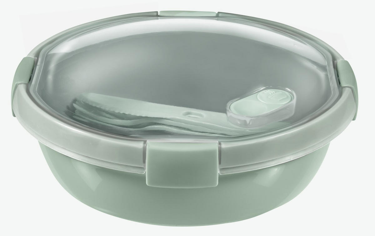 CLIPBOX    - zelena/prozirno, Basics, plastika (20/20/7cm) - Curver
