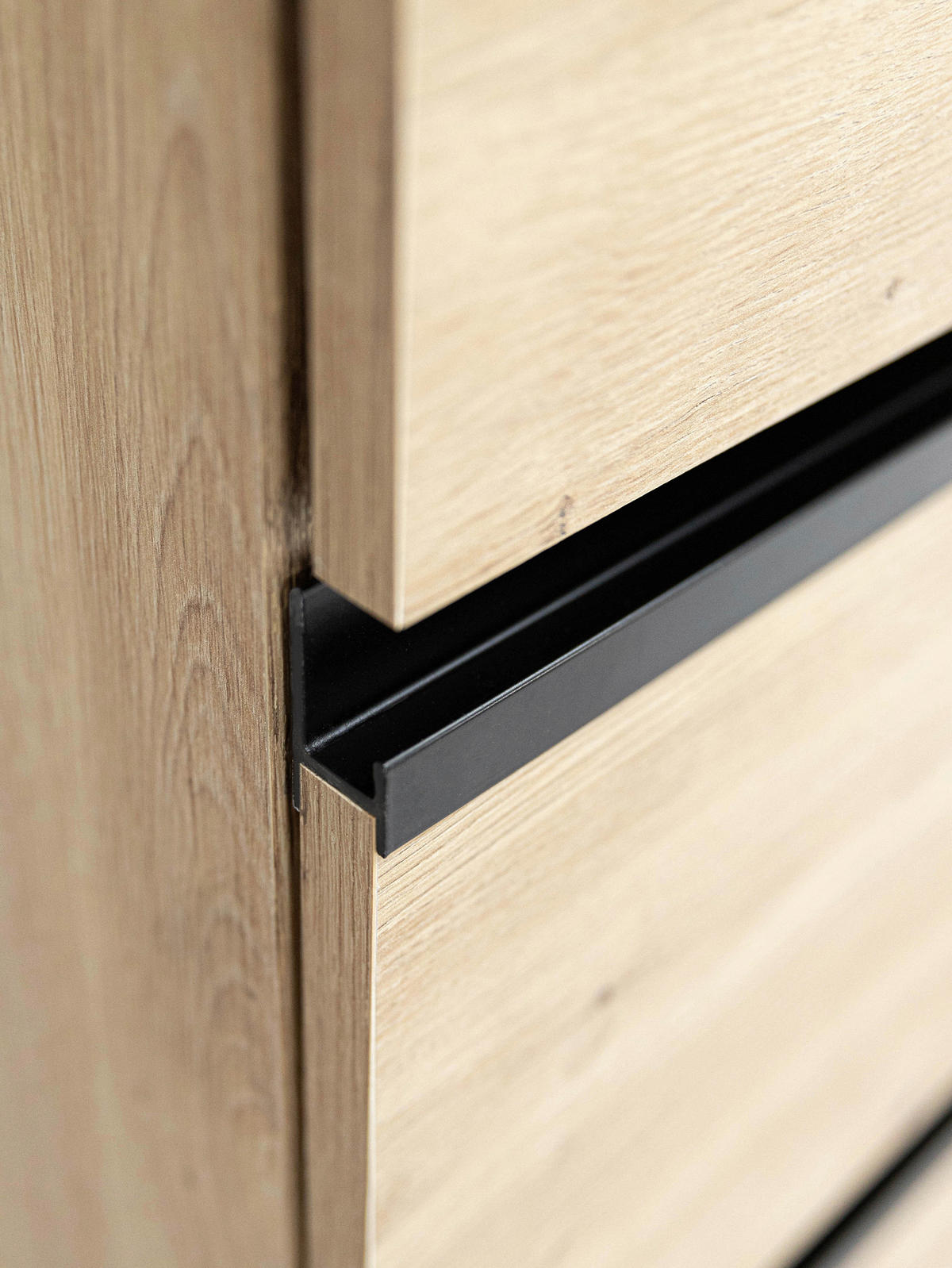 SCHIEBETÜRENSCHRANK 2-türig Eiche Artisan  - Schwarz/Eiche Artisan, MODERN, Holzwerkstoff/Metall (215/205/61,5cm) - Boxxx