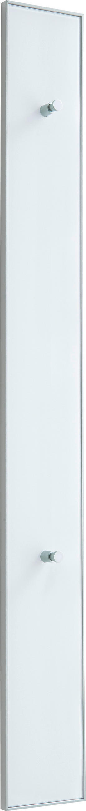 GARDEROBENLEISTE  in Weiß  - Weiß, Design, Glas/Holzwerkstoff (16/140/7cm) - Novel