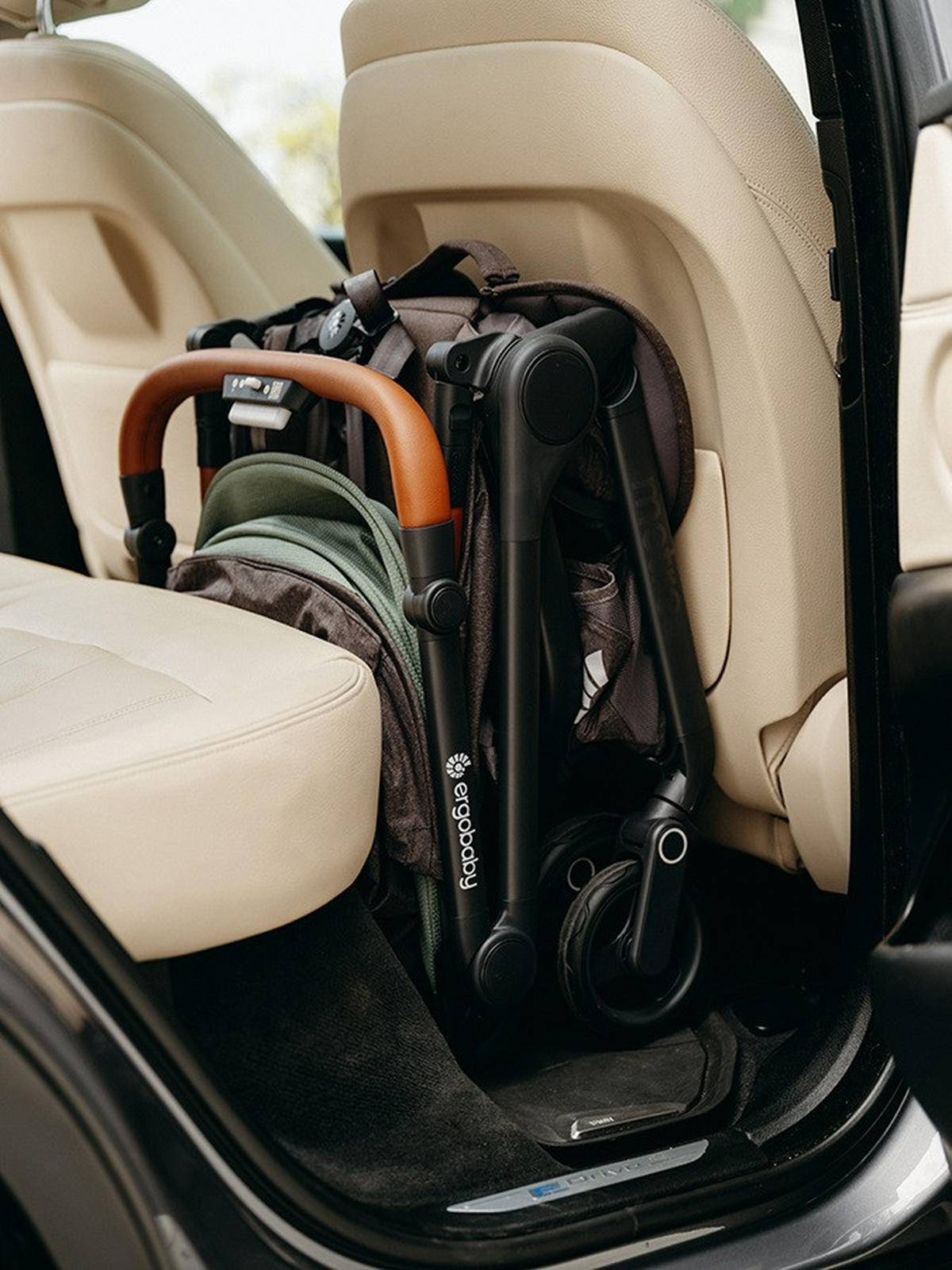 KIŠOBRAN KOLICA  METRO 3 DELUXE  - svetlozelena, Osnovno, metal/tekstil (23/44/56cm) - Ergo Baby