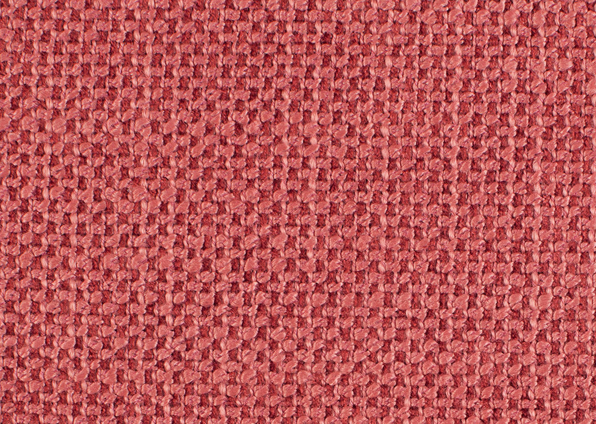 ECKSOFA in Flachgewebe Koralle  - Koralle/Schwarz, Design, Kunststoff/Textil (270/190cm) - Lomoco