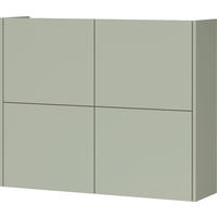 SCHUHSCHRANK GW-BINETTO  in 97/79/27 cm  - Eichefarben/Grün, Design, Holzwerkstoff (97/79/27cm) - Livetastic