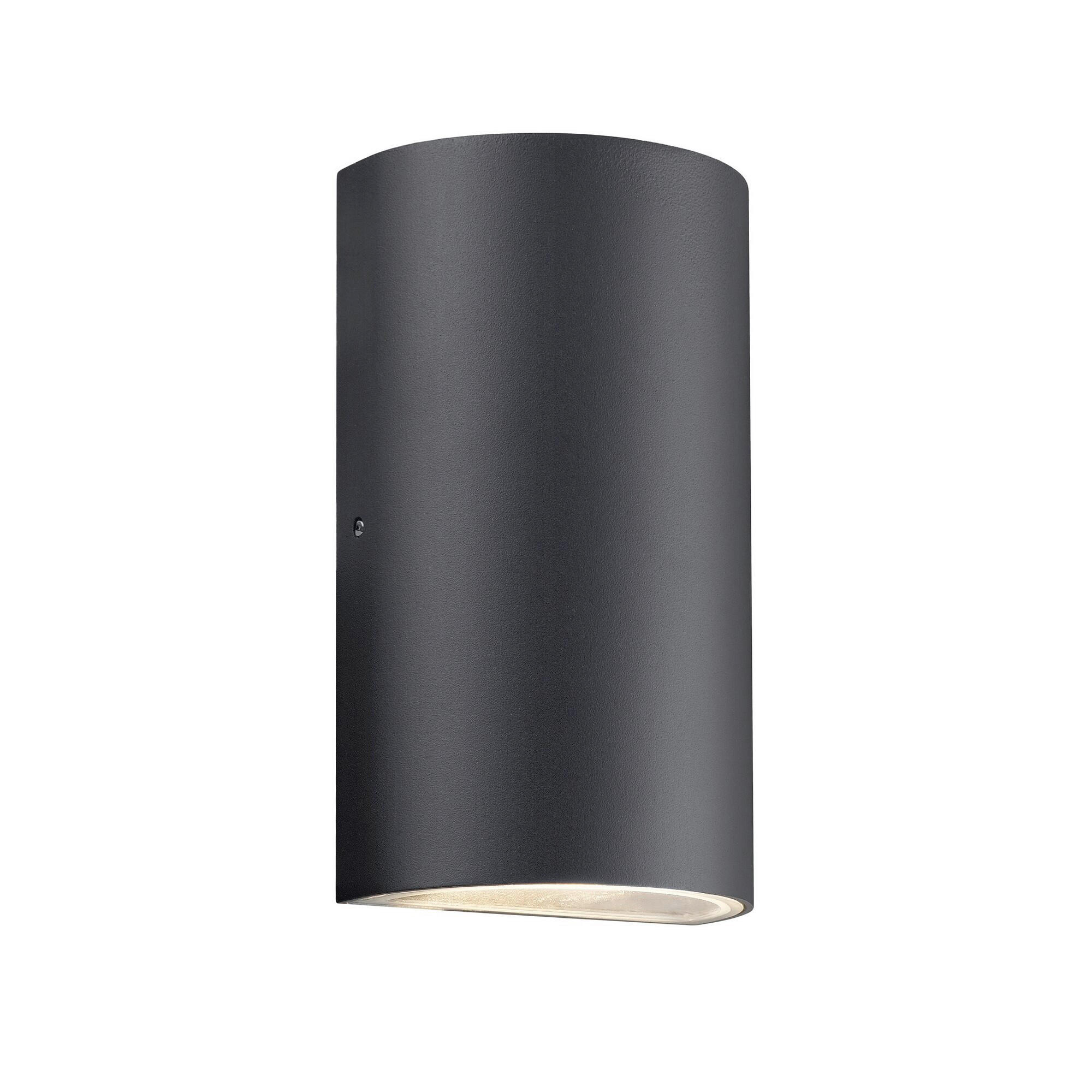 AUßENWANDLEUCHTE 9/5,6/16 cm   - Schwarz, Design, Metall (9/5,6/16cm) - Nordlux