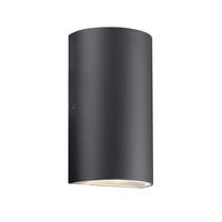 AUßENWANDLEUCHTE 9/5,6/16 cm   - Schwarz, Design, Metall (9/5,6/16cm) - Nordlux