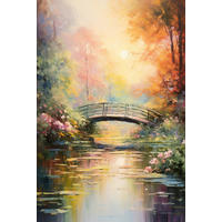 LEINWANDBILD Landschaft & Natur 60/80 cm  - Multicolor, Basics, Holz/Papier (60/80cm) - Euroart