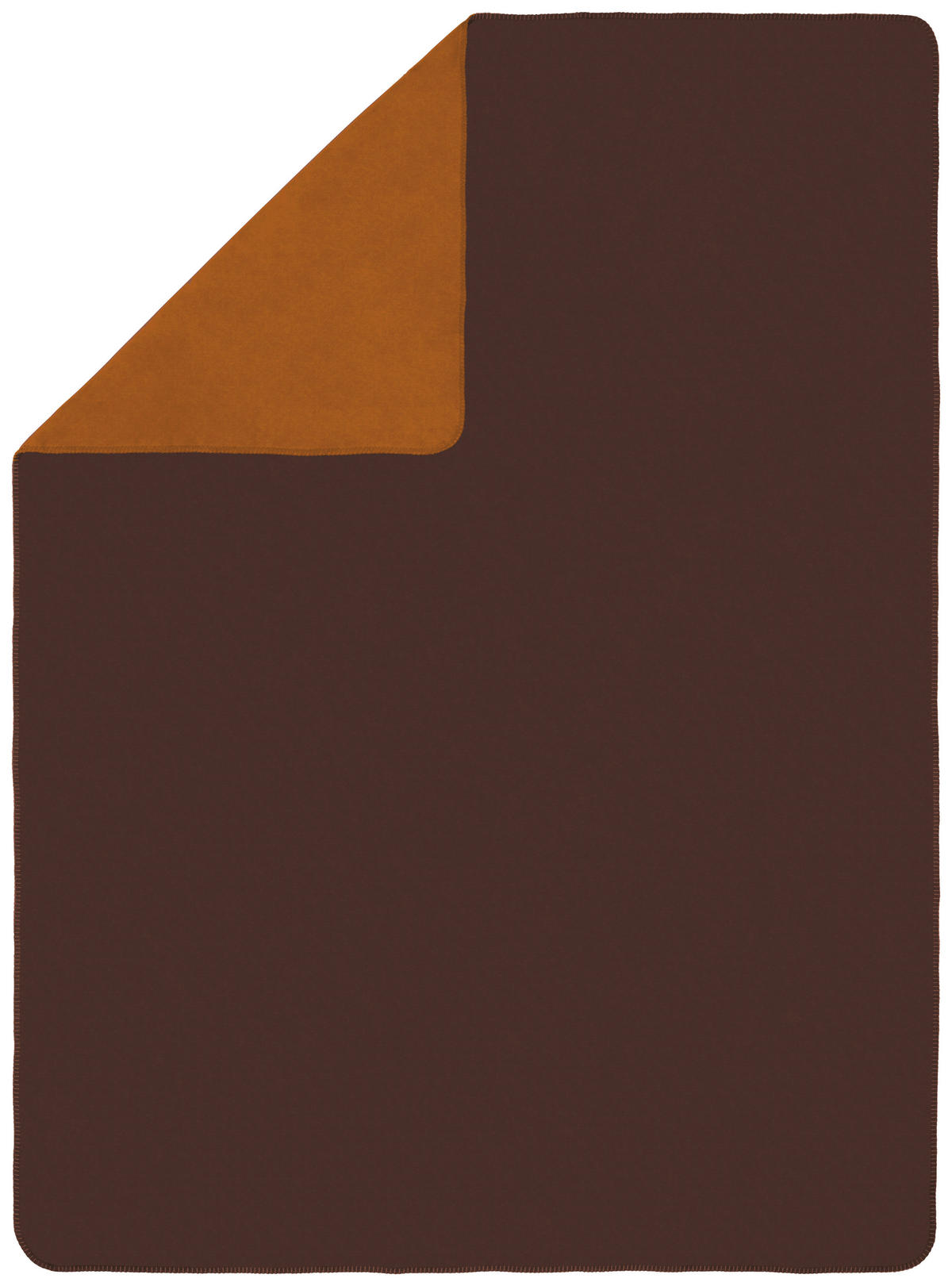 DEKORATIVNA ODEJA 150/200 cm rjava, rumena  - rumena/rjava, Basics, tekstil (150/200cm) - Novel