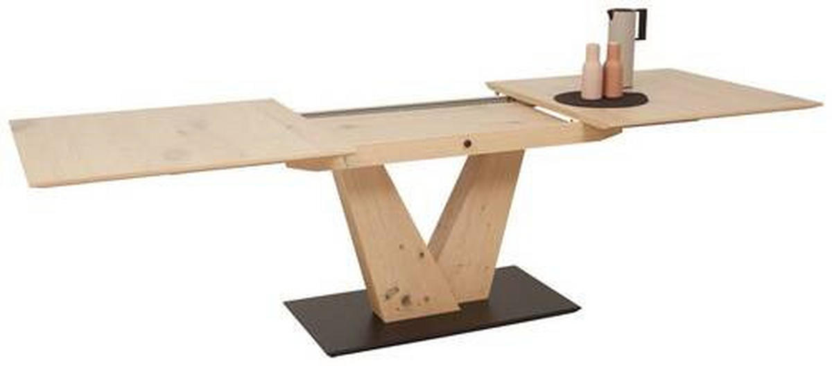 ESSTISCH in Holz, Holzwerkstoff 180-220/90/75 cm  - Eiche Bianco, Design, Holz/Holzwerkstoff (180-220/90/75cm) - Dieter Knoll