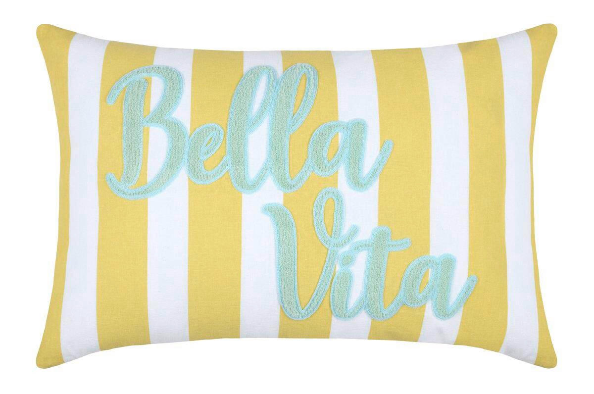 OKRASNA BLAZINA  COOL VIBES    40/60 cm         - rumena, Design, tekstil (40/60cm) - Esposa